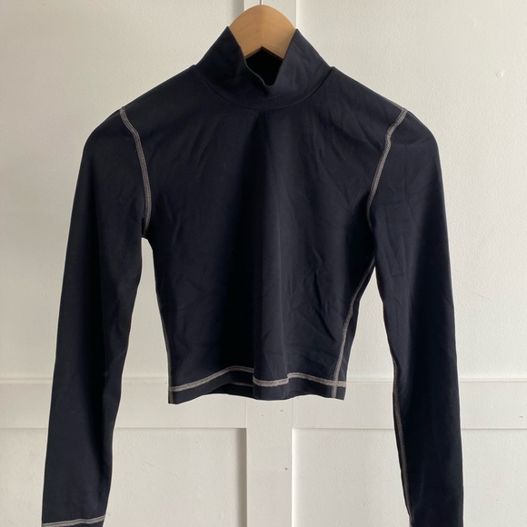 TNA Black Atmosphere Mockneck - Picture 3 of 4
